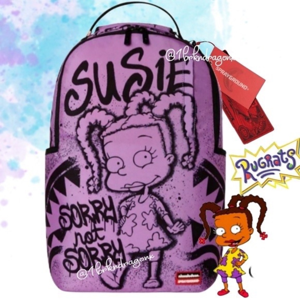 Sprayground Rugrats Susie Purple Kids Backpack